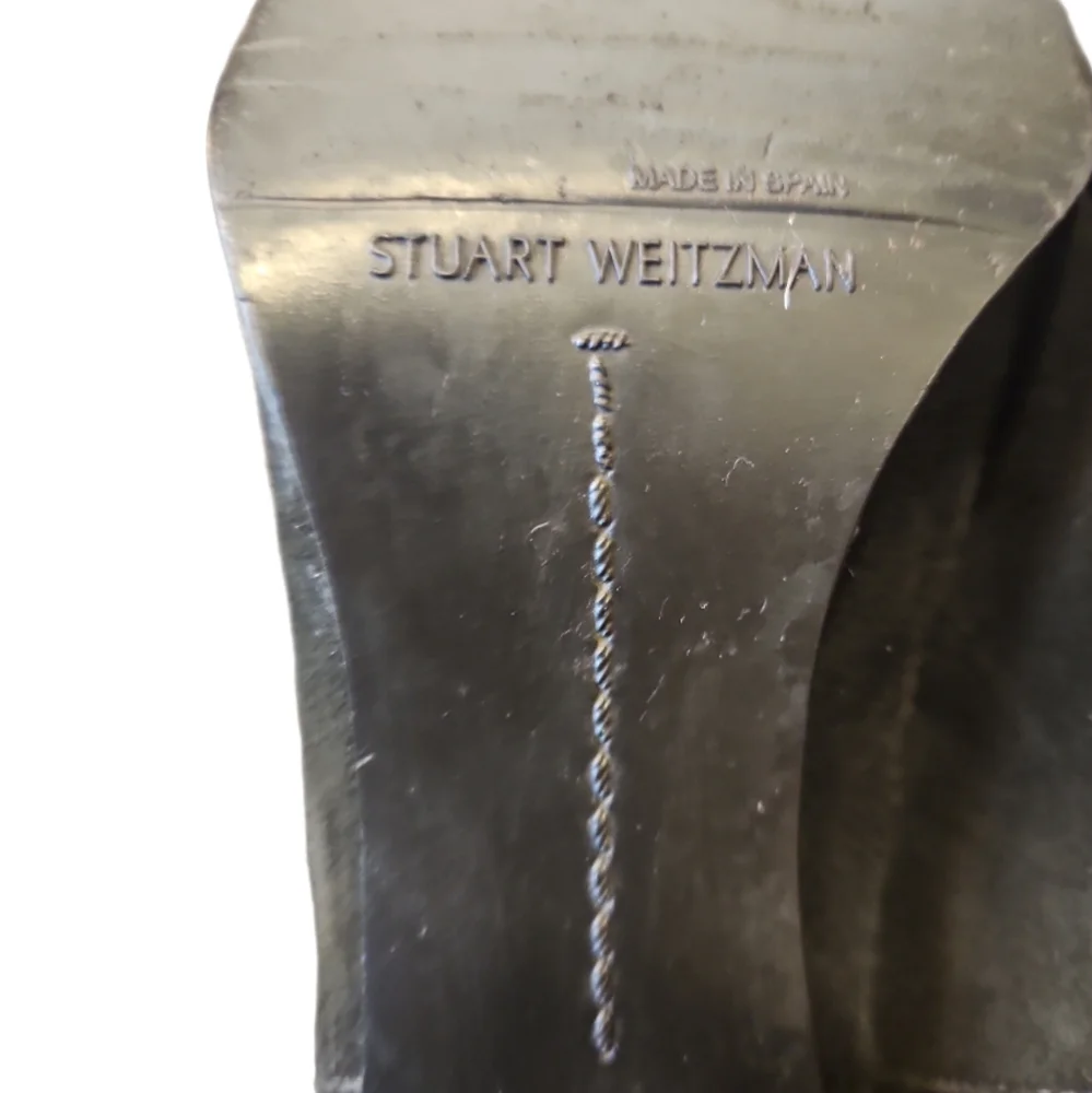 STUART WEITZMAN | Black Suede Over the Knee Boots in Size US 7.5